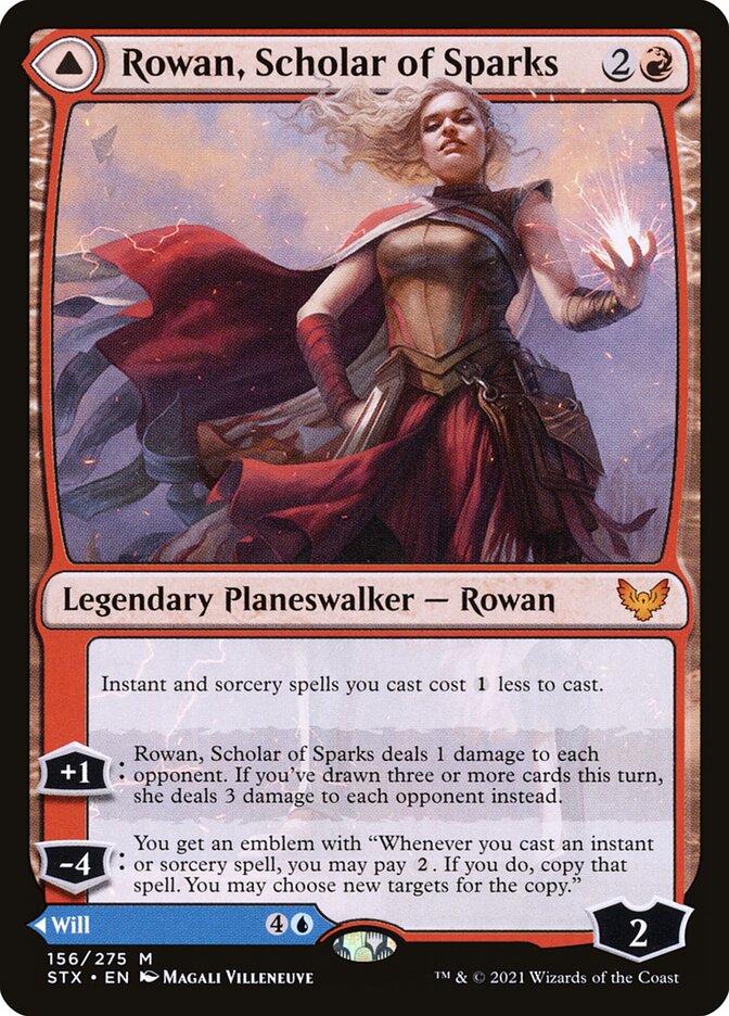 Rowan, Scholar of Sparks card front