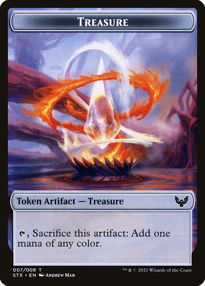 Treasure card front