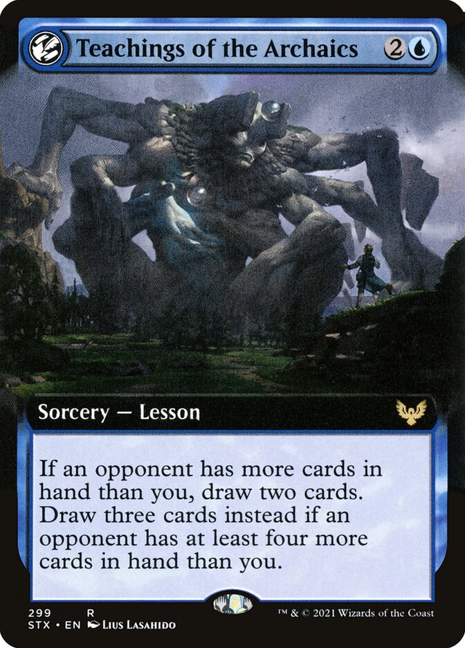 Teachings of the Archaics card front