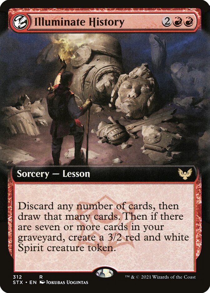 Illuminate History card front
