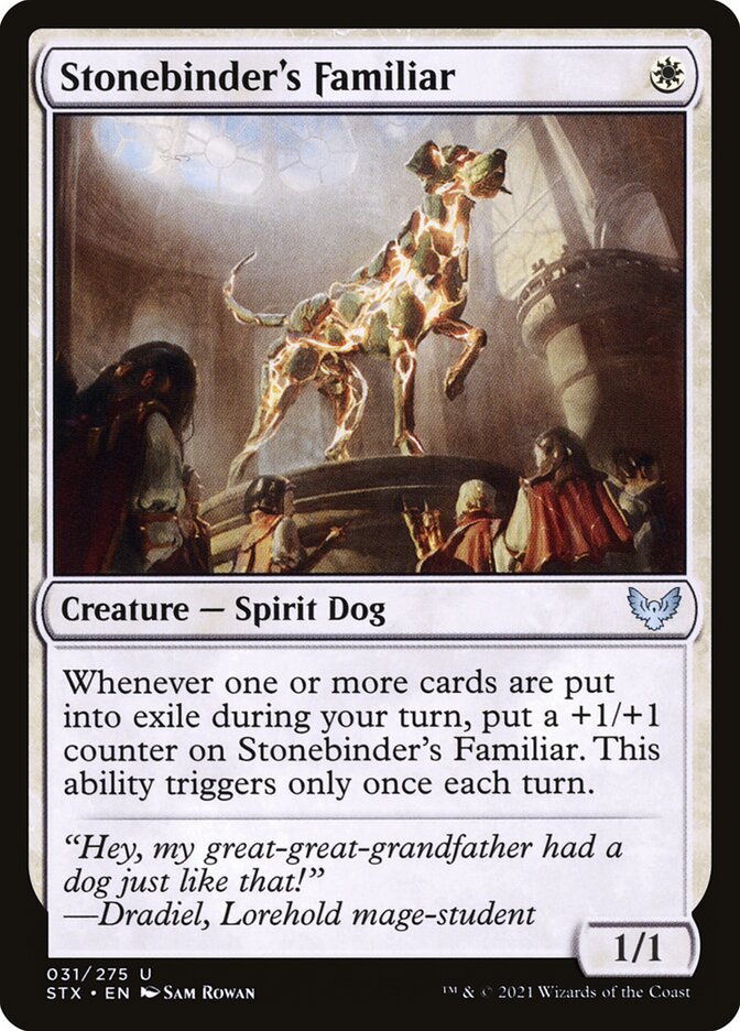 Stonebinder's Familiar card front