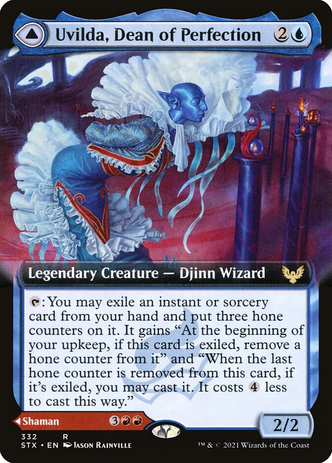 Uvilda, Dean of Perfection card front