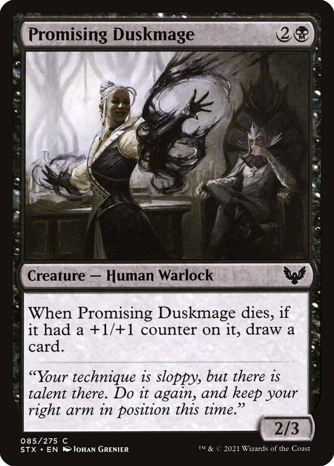 Promising Duskmage card front