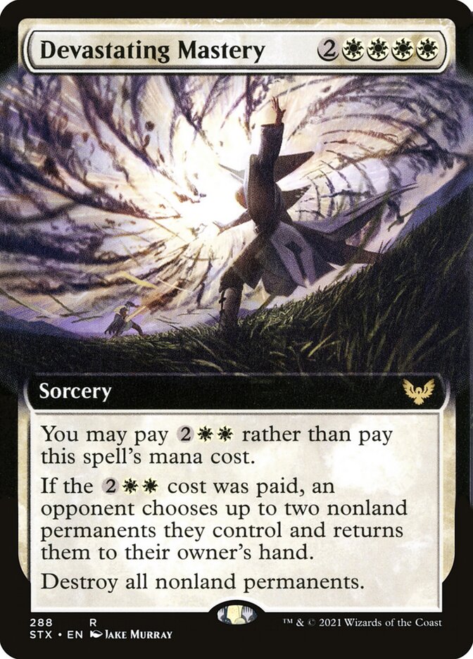 Devastating Mastery card front