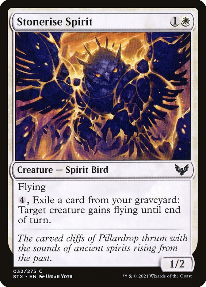 Stonerise Spirit card front