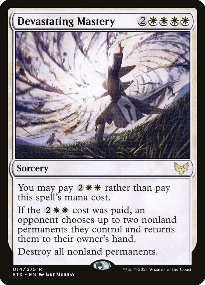 Devastating Mastery card front