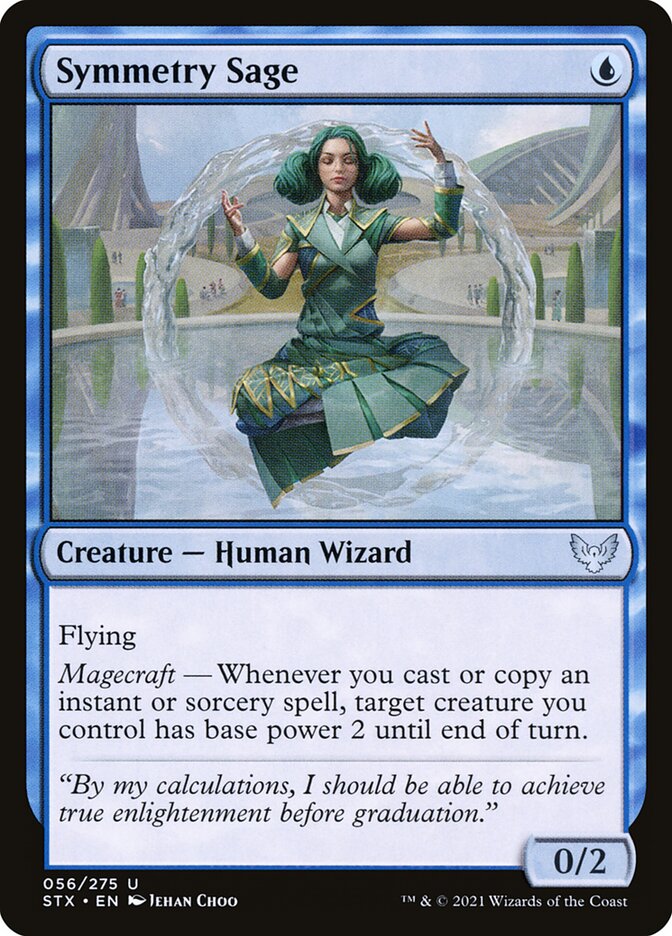 Symmetry Sage card front