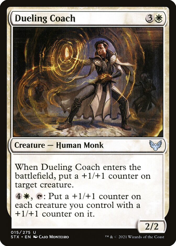 Dueling Coach card front
