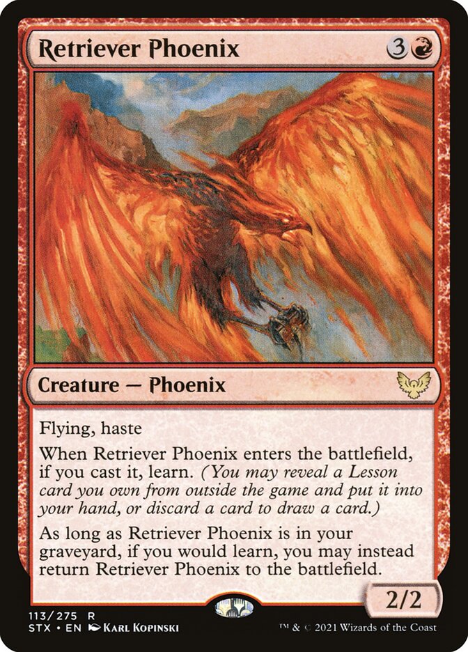 Retriever Phoenix card front