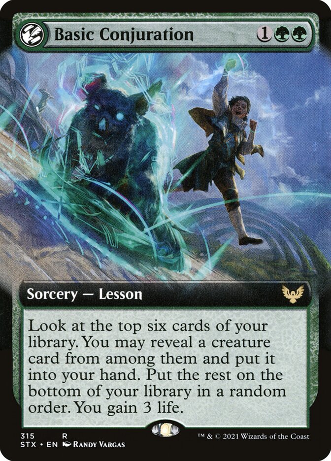 Basic Conjuration card front