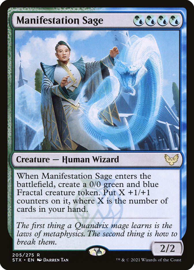 Manifestation Sage card front