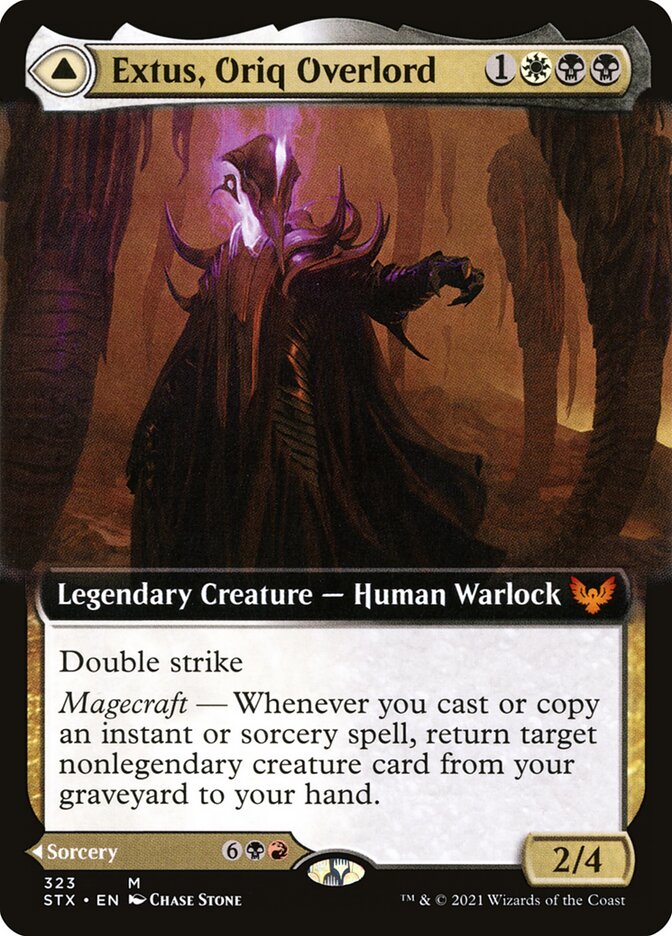 Extus, Oriq Overlord card front