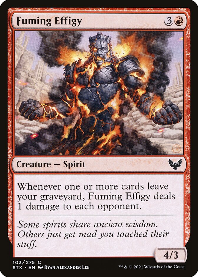 Fuming Effigy card front