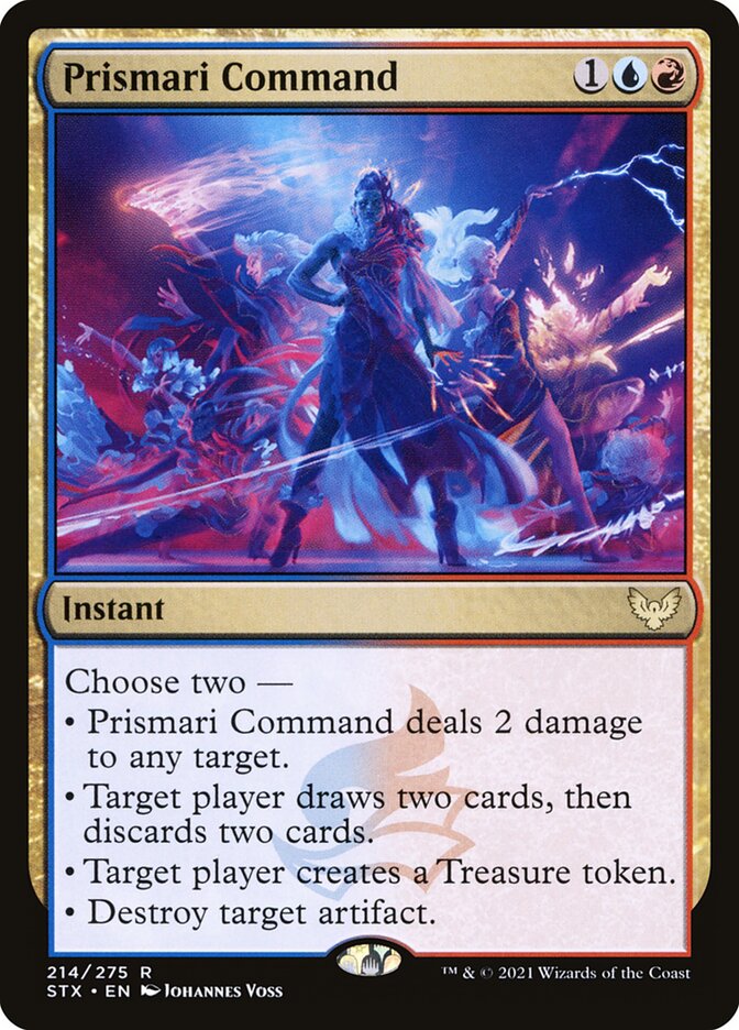 Prismari Command card front
