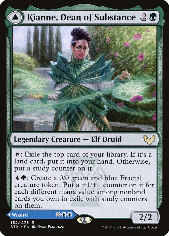 Kianne, Dean of Substance card front