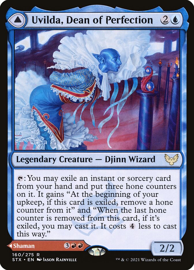 Uvilda, Dean of Perfection card front