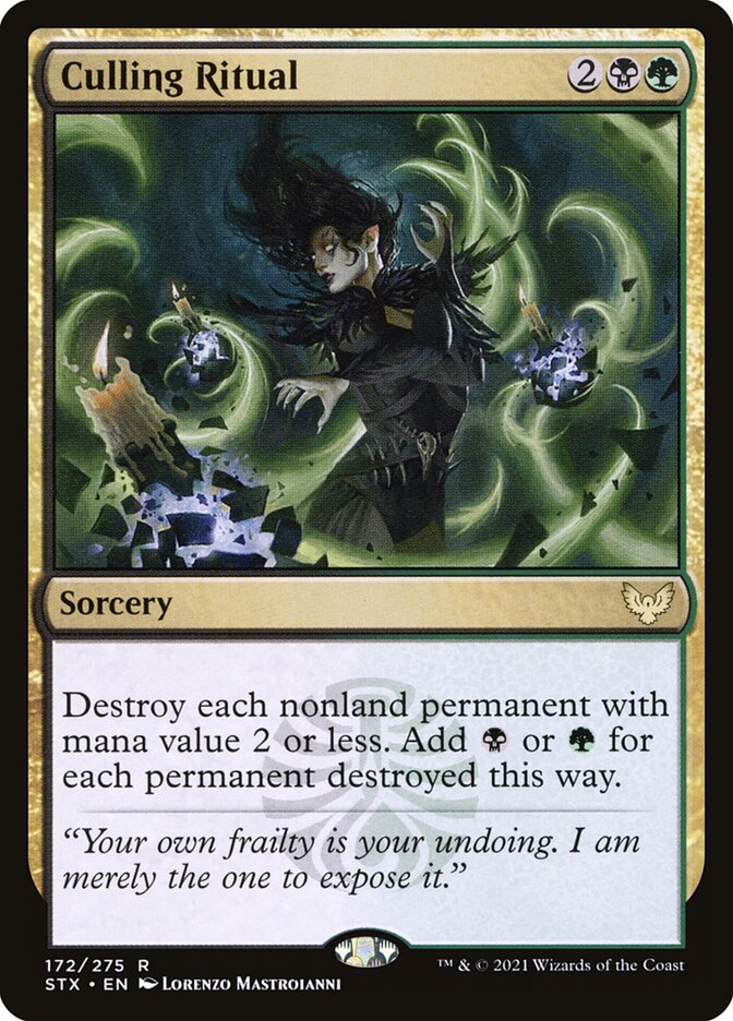 Culling Ritual card front