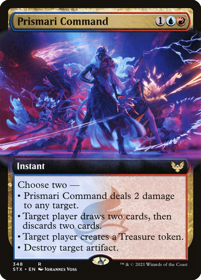Prismari Command card front