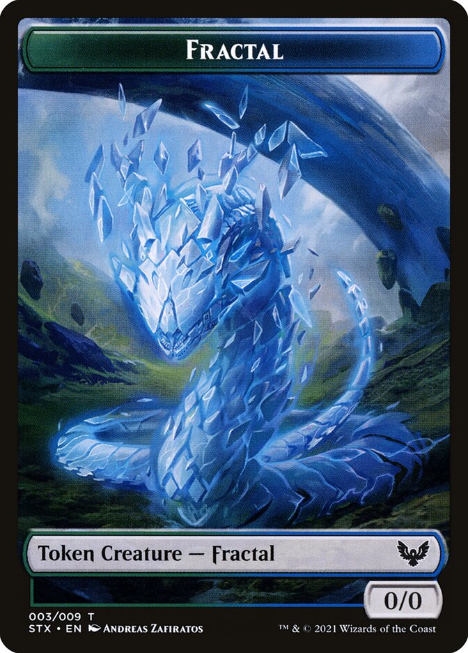 Fractal card front
