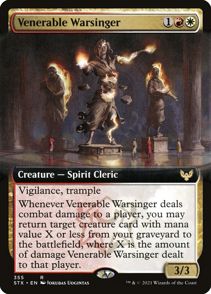 Venerable Warsinger card front
