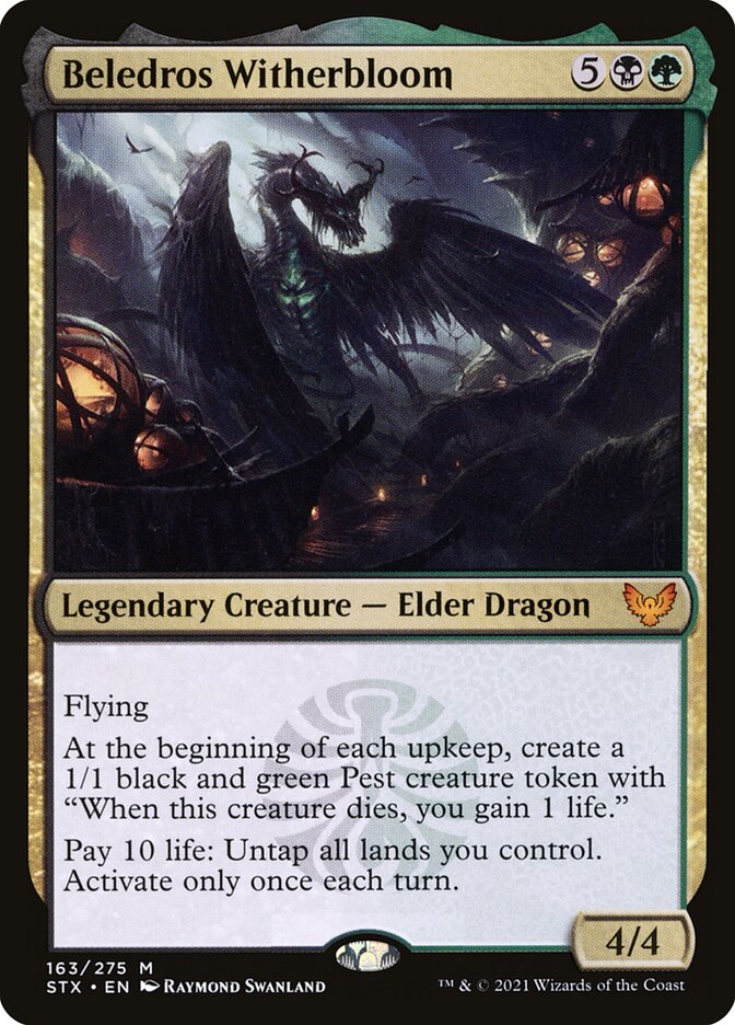 Beledros Witherbloom card front