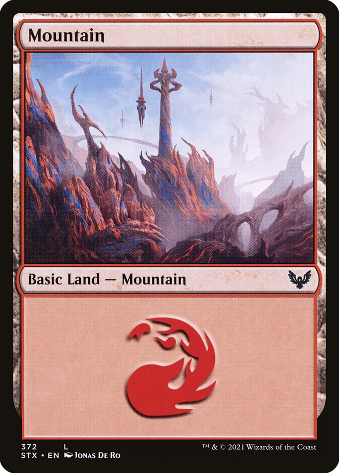 Mountain card front