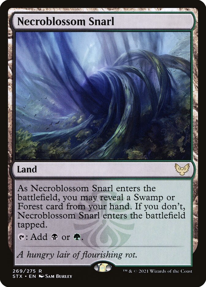 Necroblossom Snarl card front