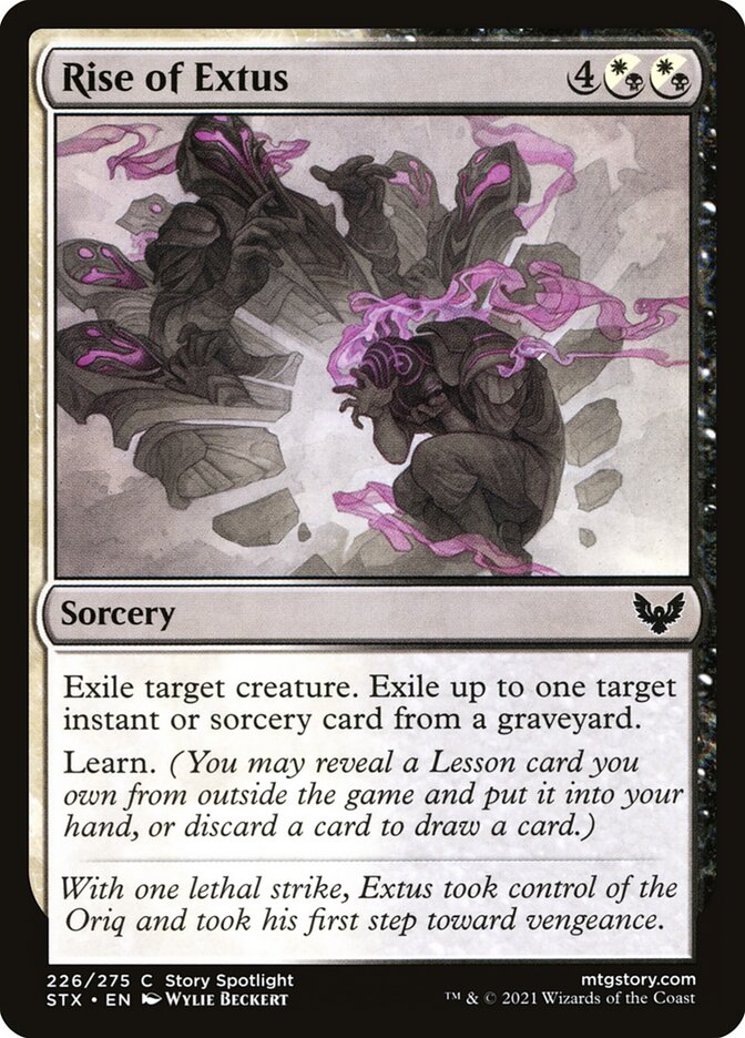 Rise of Extus card front