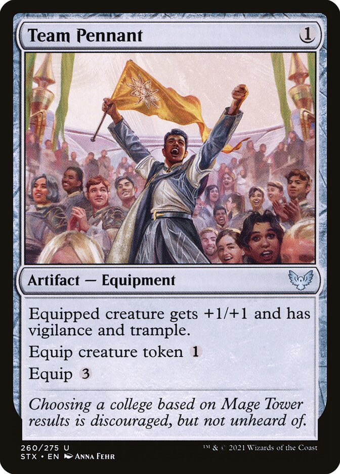 Team Pennant card front