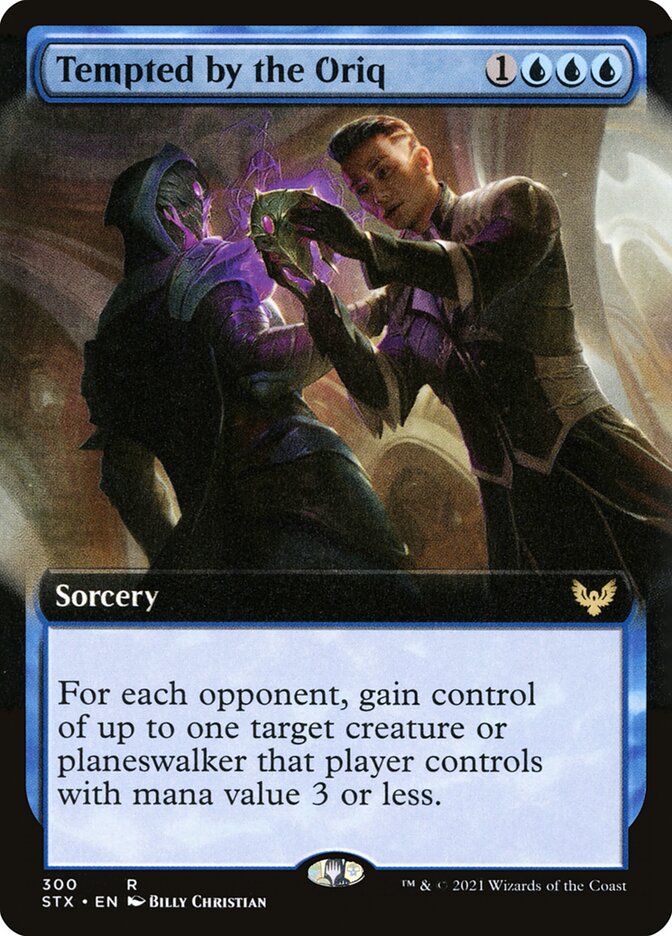 Tempted by the Oriq card front