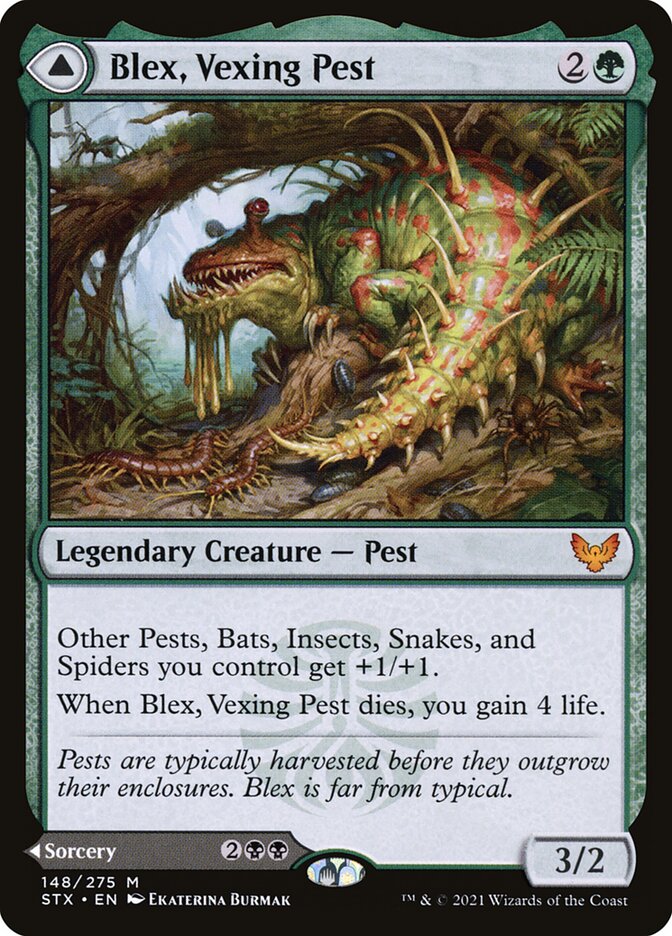 Blex, Vexing Pest card front