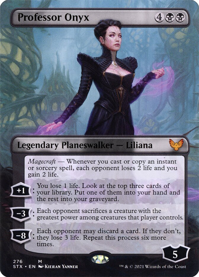 Professor Onyx card front