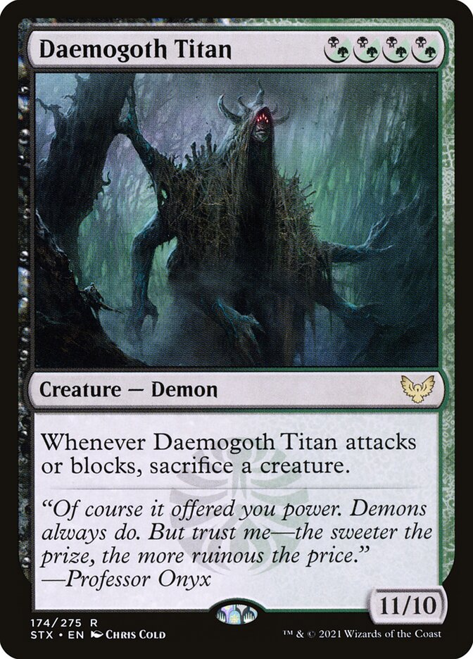 Daemogoth Titan card front