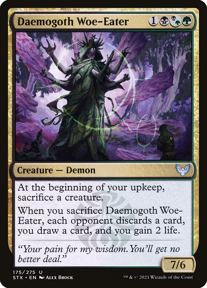 Daemogoth Woe-Eater card front