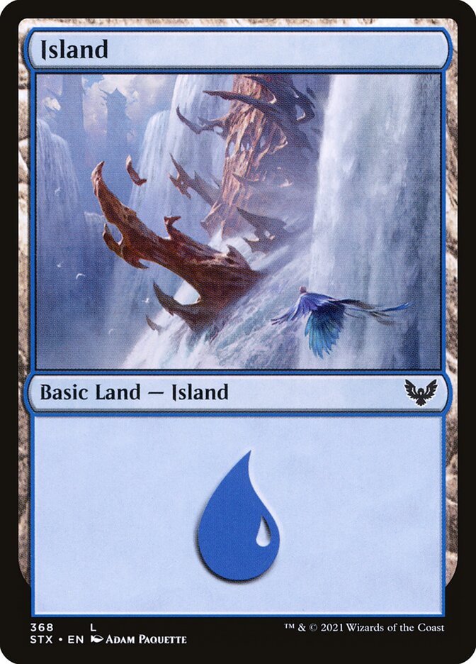 Island card front