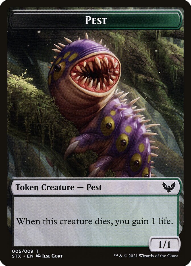 Pest card front