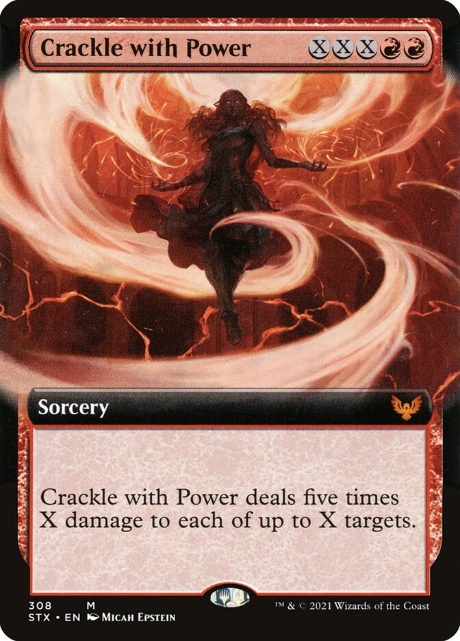 Crackle with Power card front