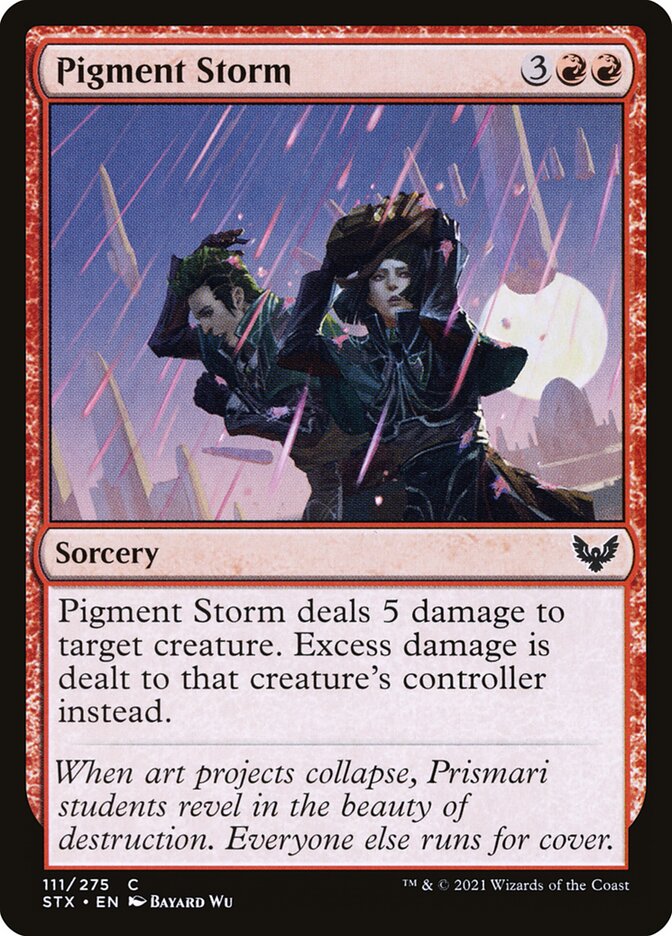 Pigment Storm card front