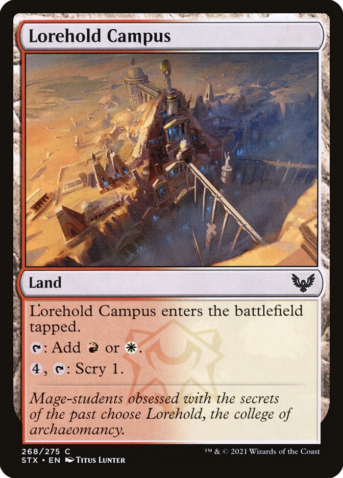 Lorehold Campus card front