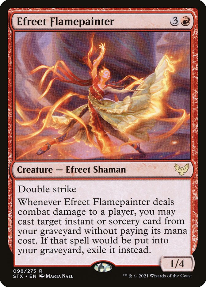 Efreet Flamepainter card front