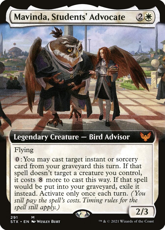 Mavinda, Students' Advocate card front