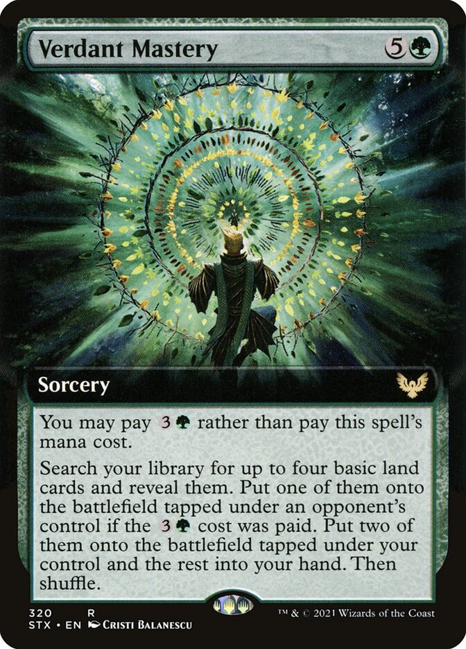 Verdant Mastery card front