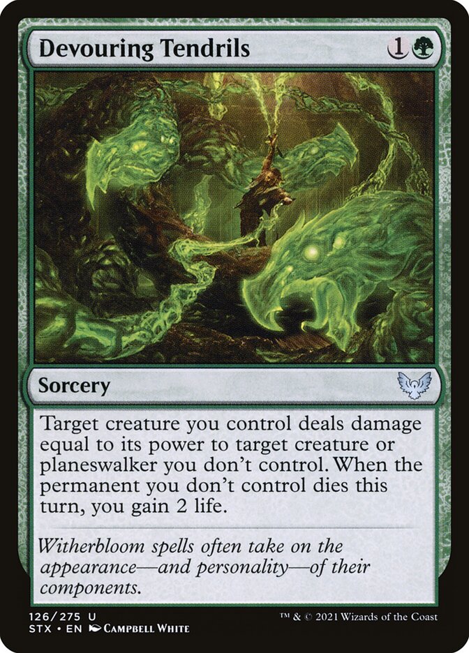 Devouring Tendrils card front