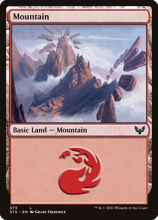 Mountain card front