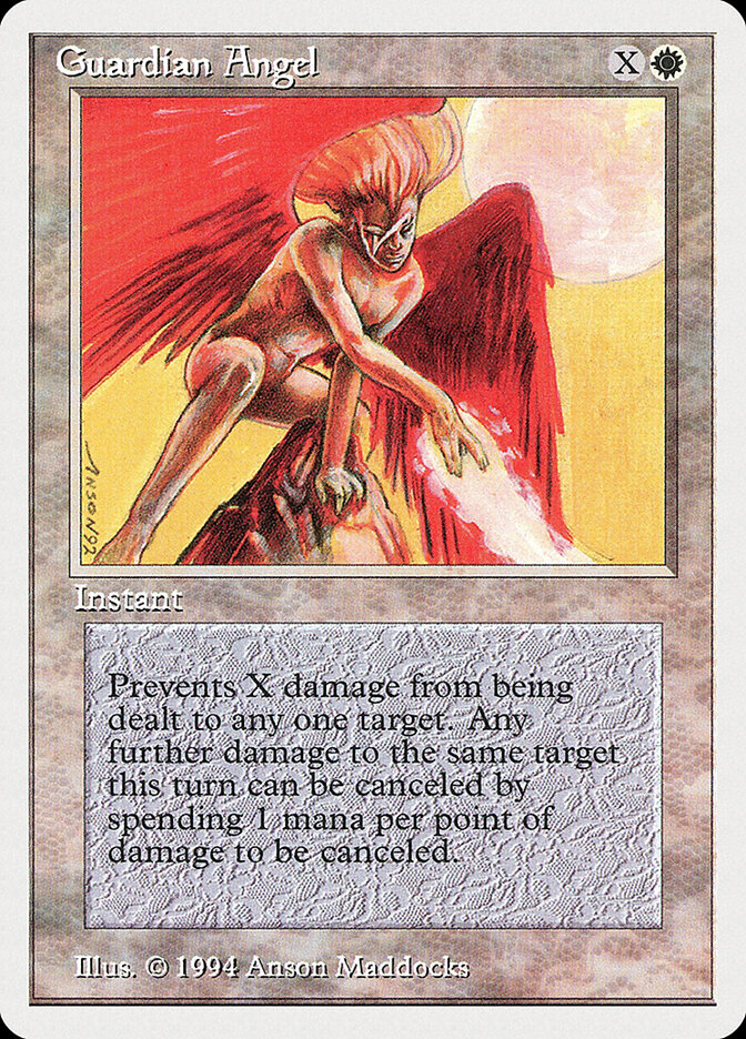 Guardian Angel card front