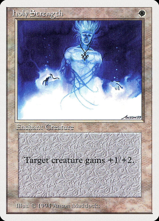 Holy Strength card front