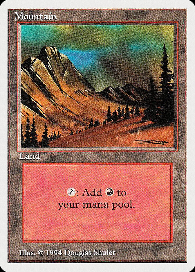 Mountain card front