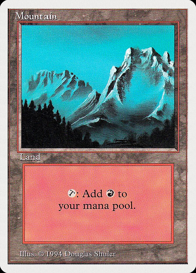 Mountain card front