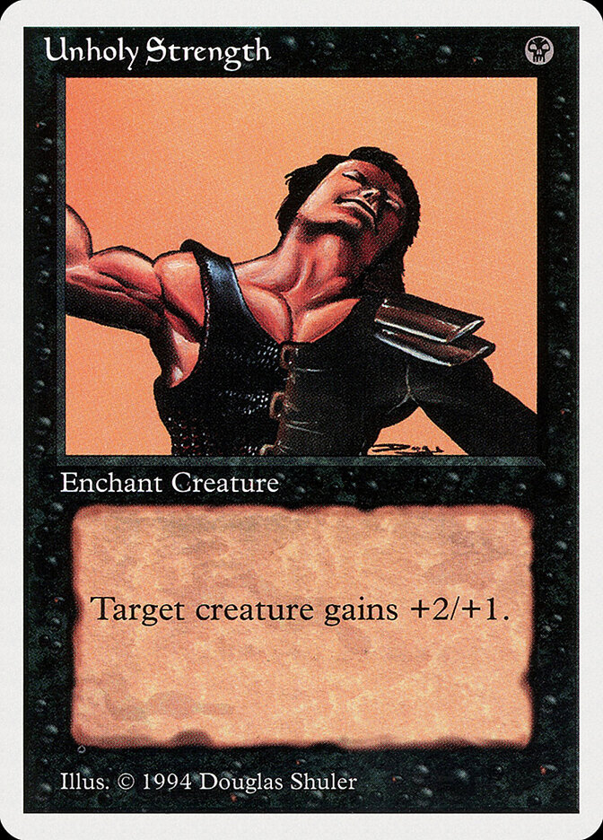 Unholy Strength card front