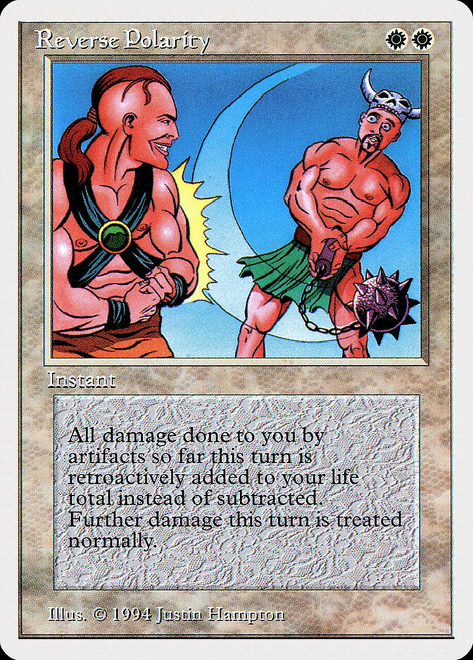 Reverse Polarity card front